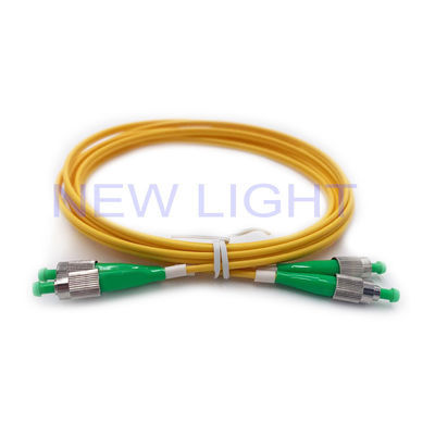 G657A1 LSZH 2.0mm Ceketli LC Multimode Duplex Fiber Optic Patch Kablosu ile SC/APC